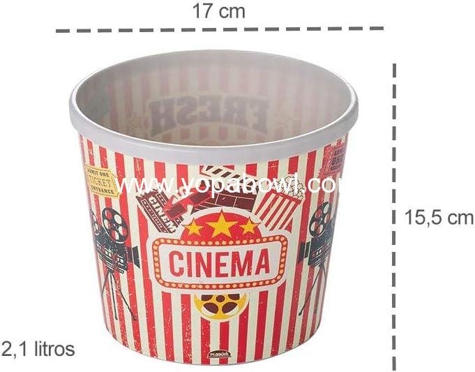 Wholesale Reusable 72 fl oz Popcorn Container | Durable Popcorn Bowl for Movie Night | BPA-Free Bucket | Factory