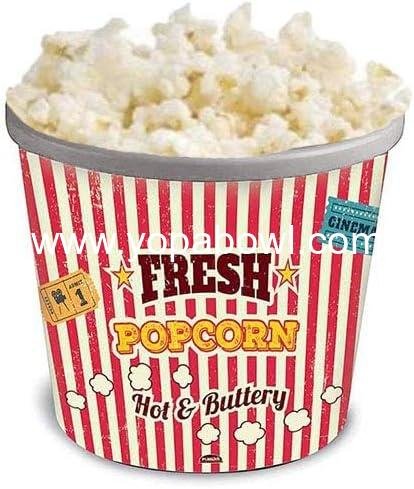 Reusable Popcorn Container 72 fl oz Plasutil | Popcorn Bowl for Movie Night | Popcorn Bucket Containers Durable and Convenient | BPA-Free 8688