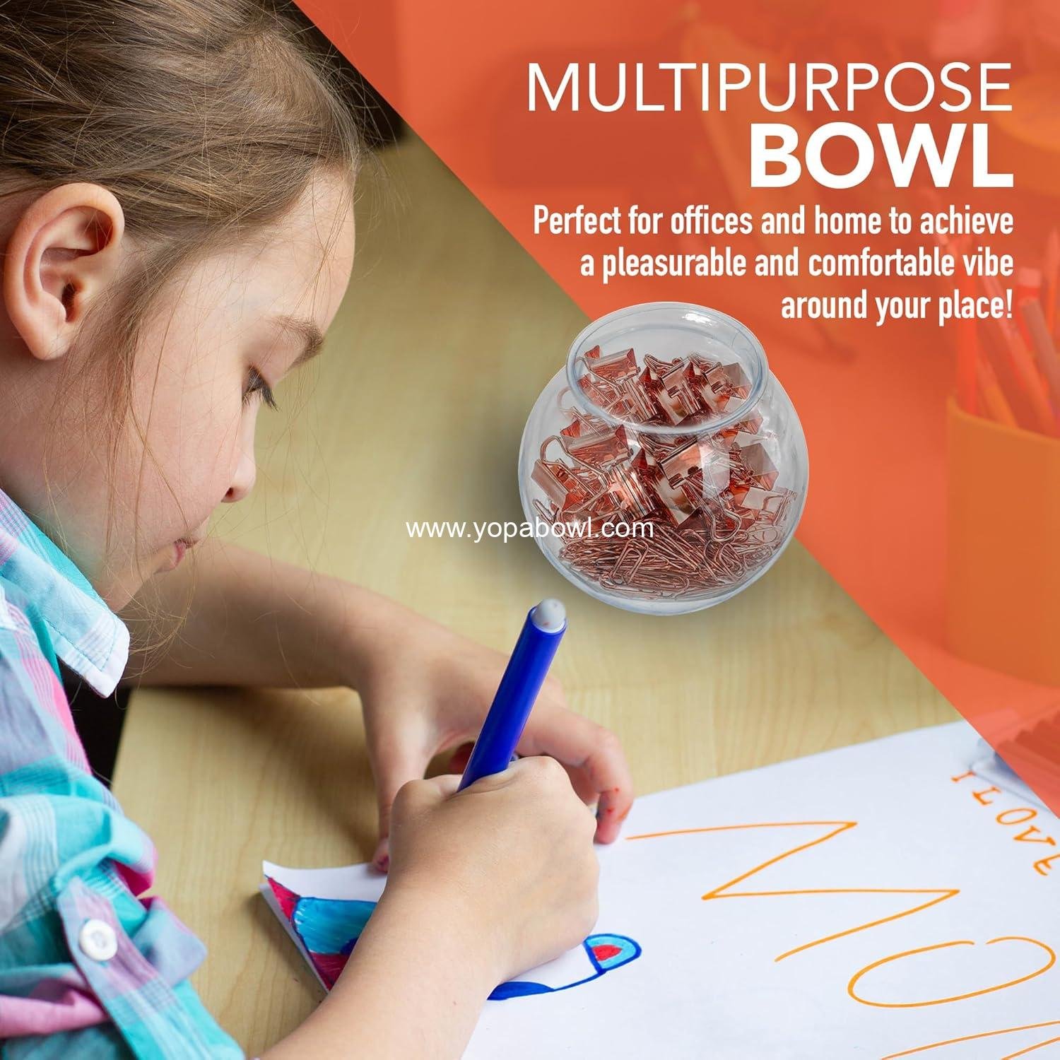 Wholesale Plastic Ivy Bowls - 12 Pack - 16 Oz Fish Bowls for Drinks and Home Décor, Unbreakable Centerpiece, Carnival Game Accessory, Candy Dishes, Party Supplies, Sweet Treats Factory