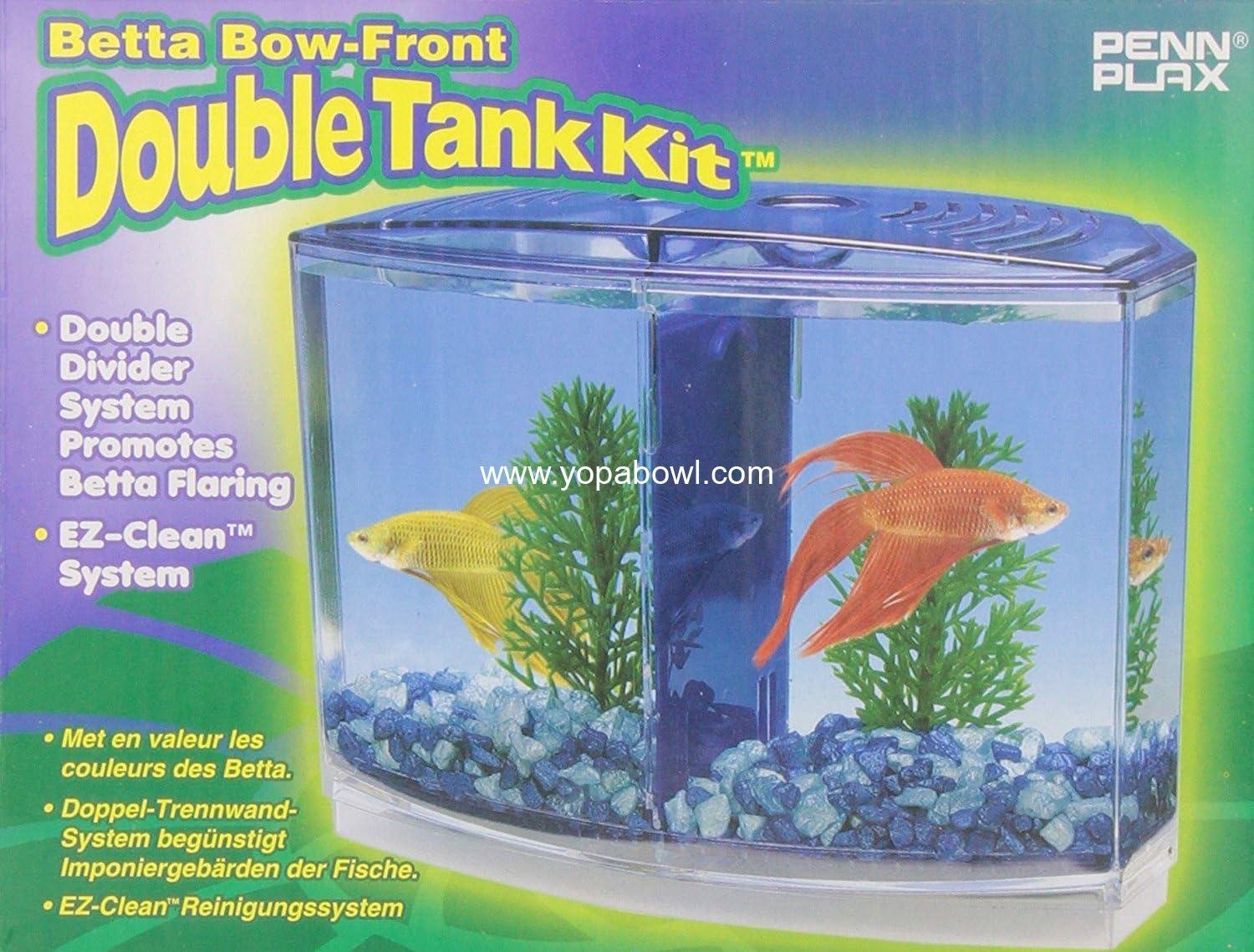 Wholesale Twin Betta Bow-Front Aquarium Kit 7.5