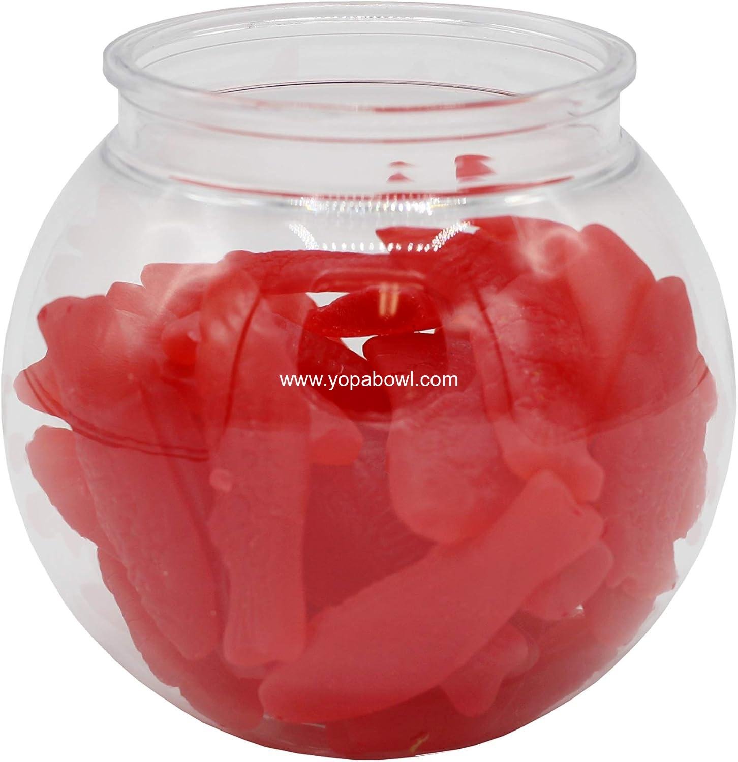 Wholesale 16 oz Clear Plastic Fish Bowls - 4 Inch Shatterproof Ivy Bowls for Carnival Games, Drinks, Candy & More - Pack of 12 Factory