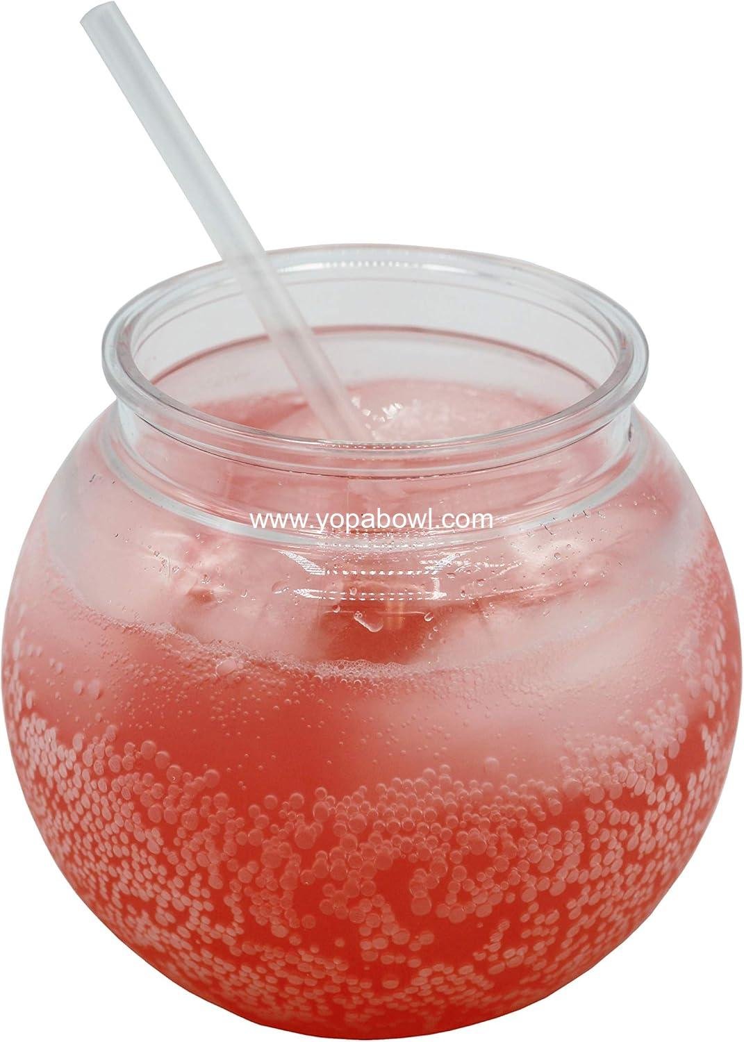 Wholesale 16 oz Clear Plastic Fish Bowls - 4 Inch Shatterproof Ivy Bowls for Carnival Games, Drinks, Candy & More - Pack of 12 Factory