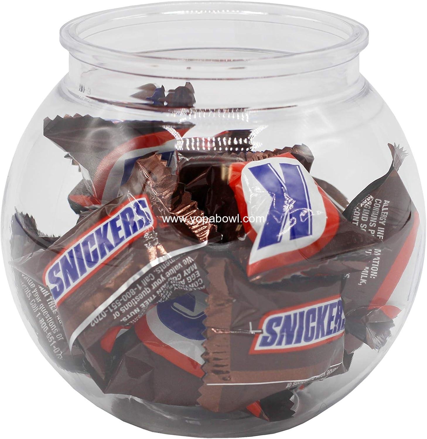 Wholesale 16 oz Clear Plastic Fish Bowls - 4 Inch Shatterproof Ivy Bowls for Carnival Games, Drinks, Candy & More - Pack of 12 Factory