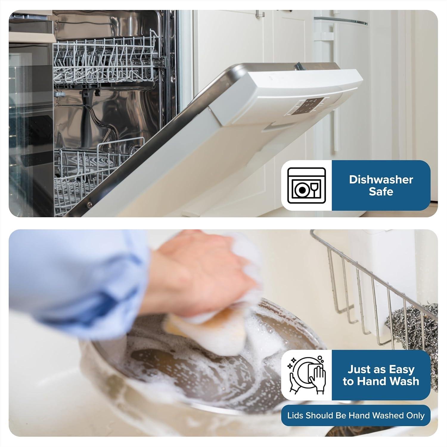 OEM 10-Piece Stainless Steel Mixing Bowls Set with Non-Slip Silicone Base and Tight Fit Lids, Dishwasher Safe, Black Factory