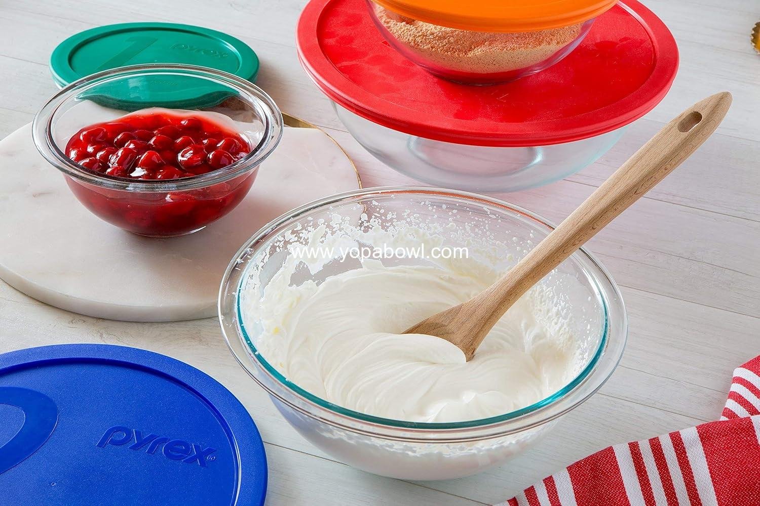 Wholesale 2.5qt Glass Mixing Bowl - Ideal for Baking and Cooking - Factory