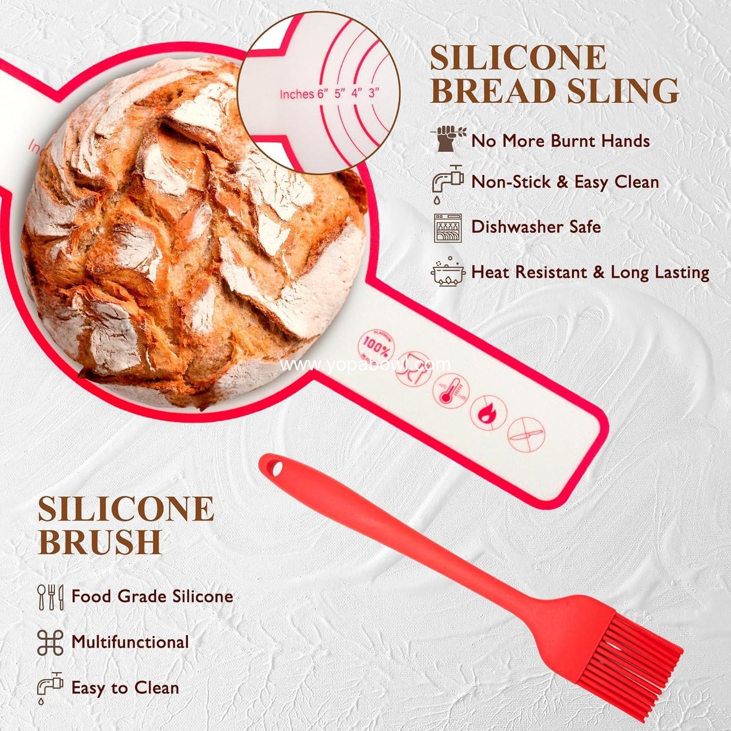 Wholesale Sourdough Starter Kit - 9'' Round Proofing Basket with Glass Starter Jar and Baking Supplies for Bread Making and Fermentation Factory Wholesale Sourdough Starter Kit - 9'' Round Proofing Basket with Glass Starter Jar and Baking Supplies for Bread Making and Fermentation Factory