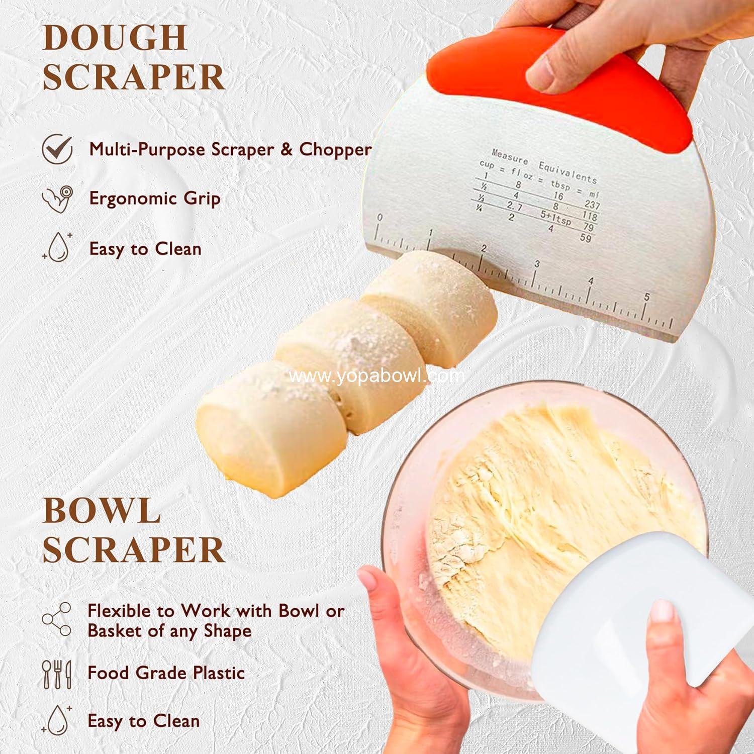 Wholesale Sourdough Starter Kit - 9'' Round Proofing Basket with Glass Starter Jar and Baking Supplies for Bread Making and Fermentation Factory Wholesale Sourdough Starter Kit - 9'' Round Proofing Basket with Glass Starter Jar and Baking Supplies for Bread Making and Fermentation Factory