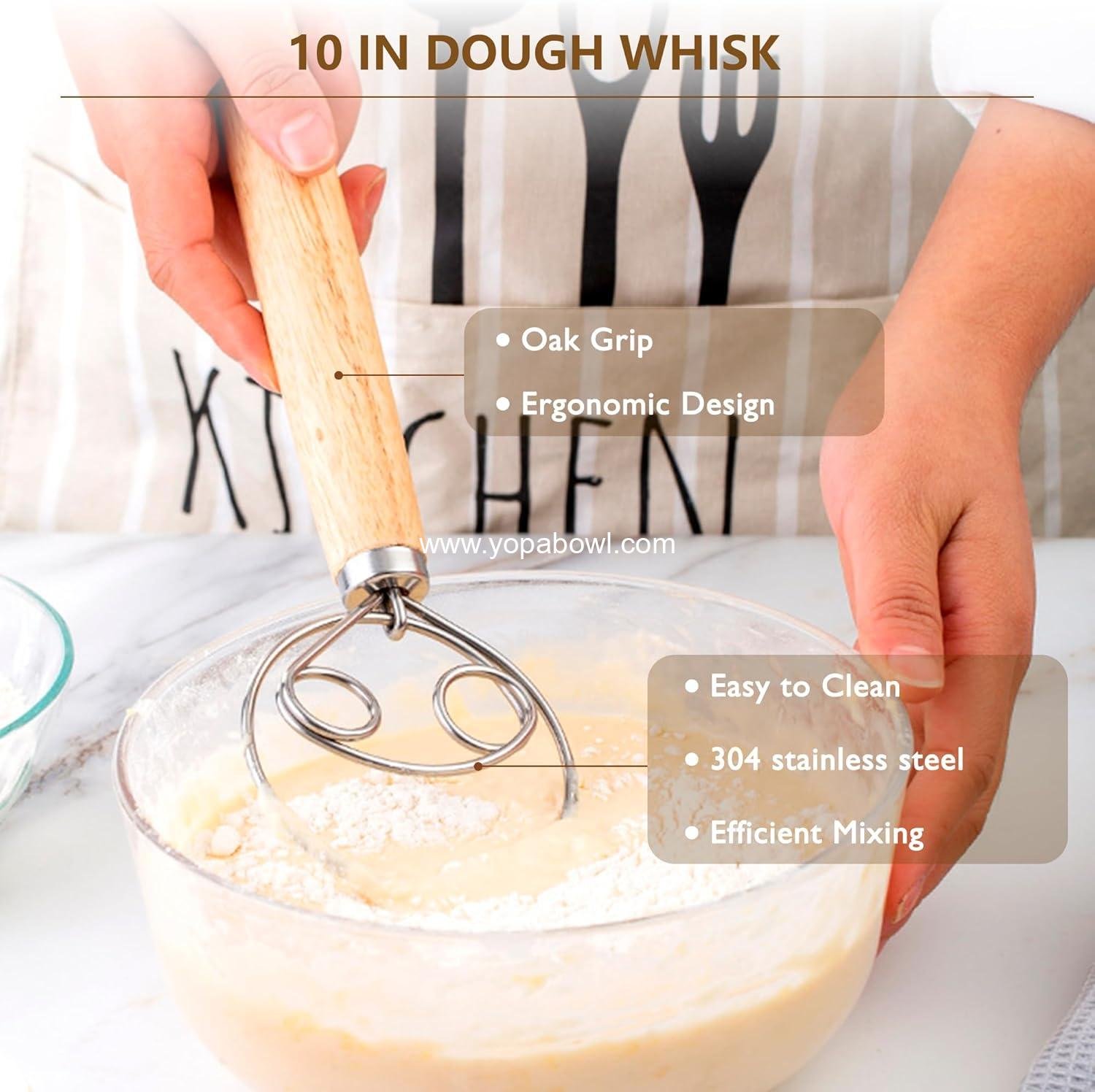 Wholesale Sourdough Starter Kit - 9'' Round Proofing Basket with Glass Starter Jar and Baking Supplies for Bread Making and Fermentation Factory Wholesale Sourdough Starter Kit - 9'' Round Proofing Basket with Glass Starter Jar and Baking Supplies for Bread Making and Fermentation Factory