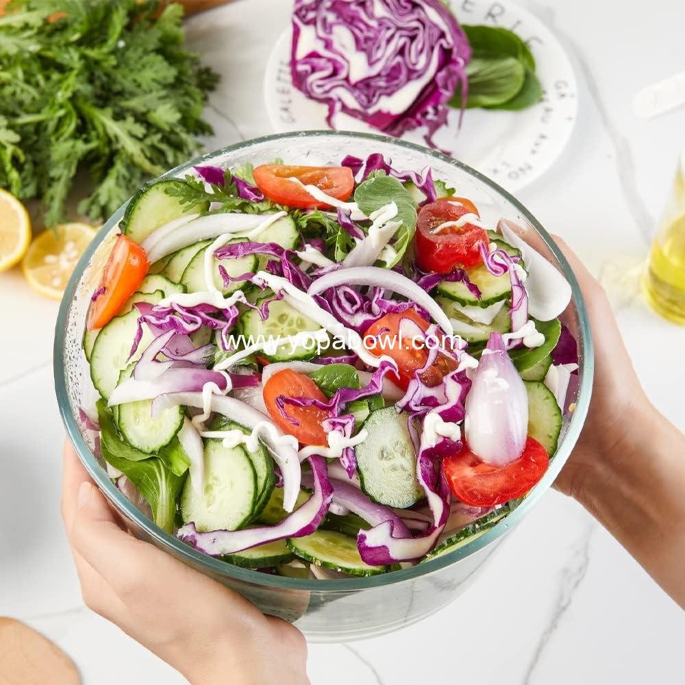 Wholesale 2-in-1 Trifle Bowl with Lid, Large Trifle Dish for Layered Desserts and Salads, 12-inch Size, Manufacturer