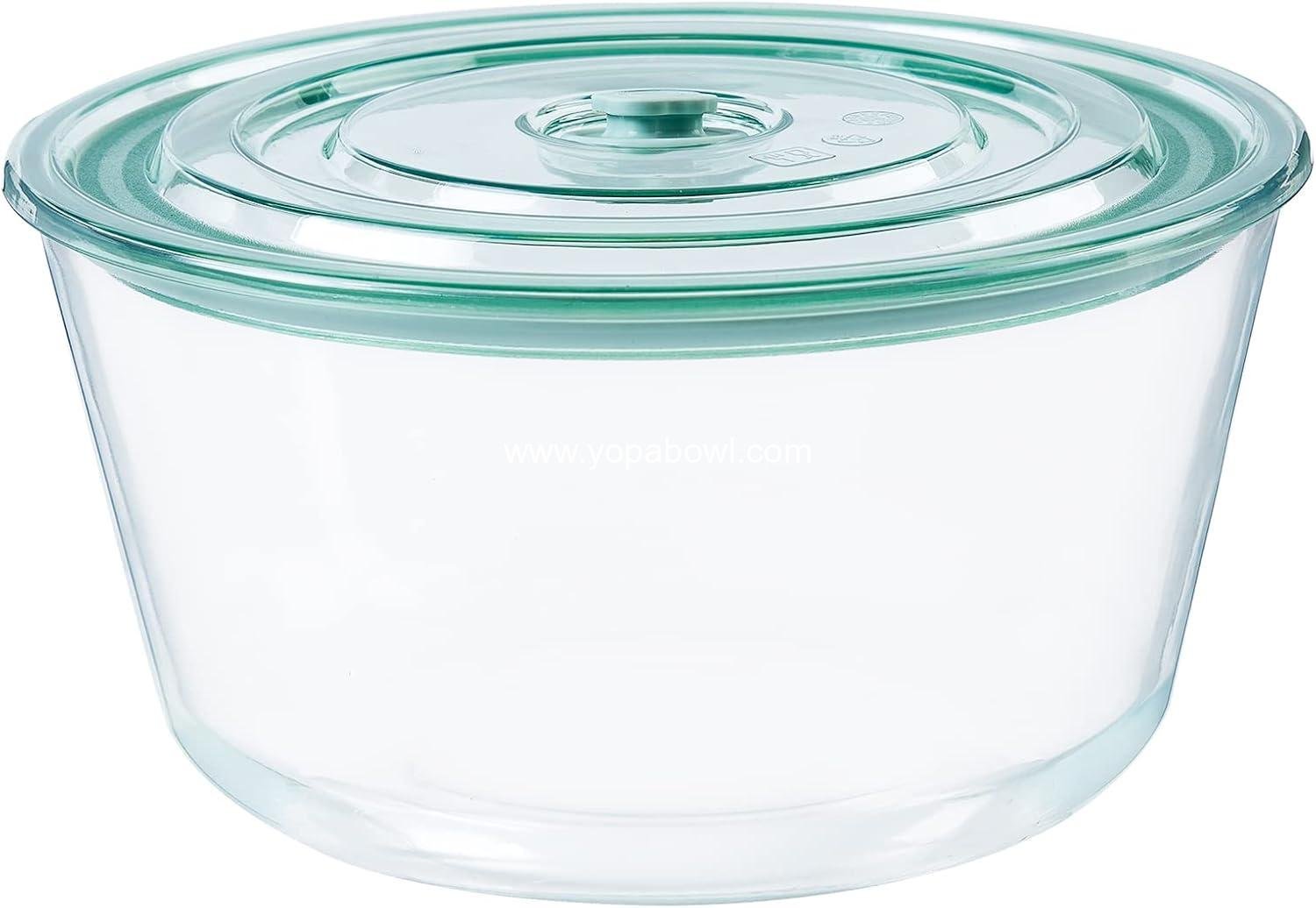 2-in-1 Trifle Bowl with Lid, Trifle Dish for Layered Desserts, Large Salad Bowl with Lid
