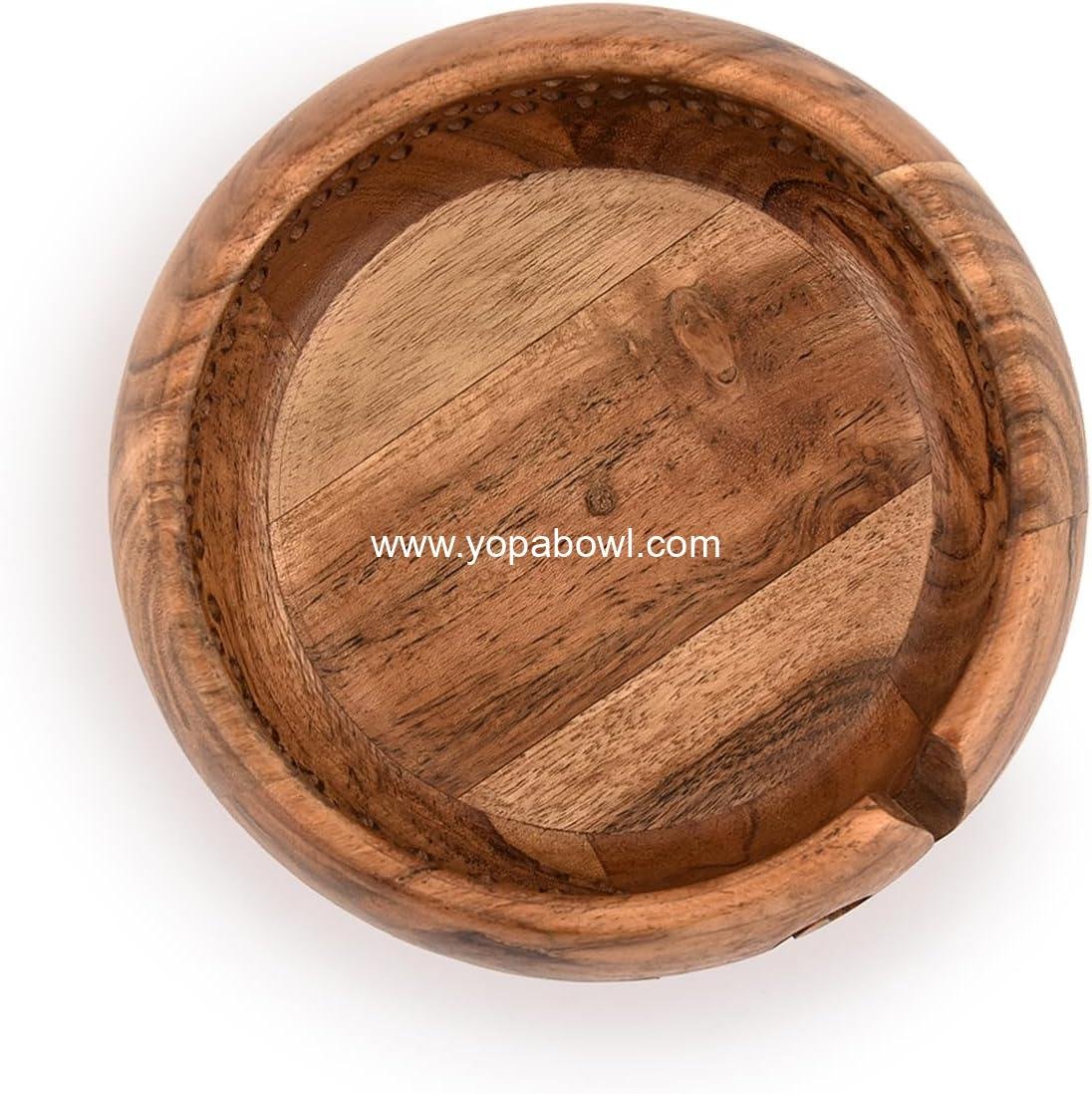 Wholesale Wooden Yarn Bowl for Knitting and Crochet Accessories Organizer - Handcrafted (7