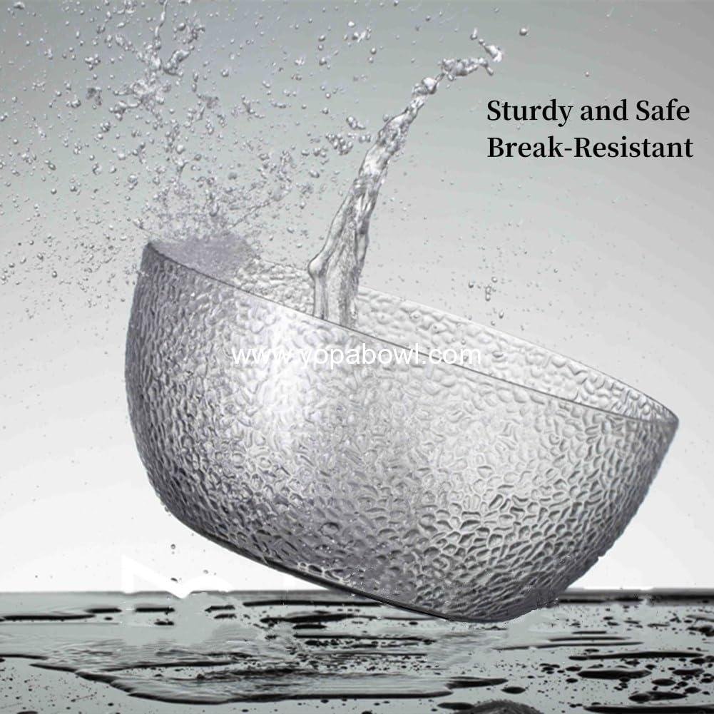 Wholesale 130 oz Acrylic Salad Bowls - 9.5