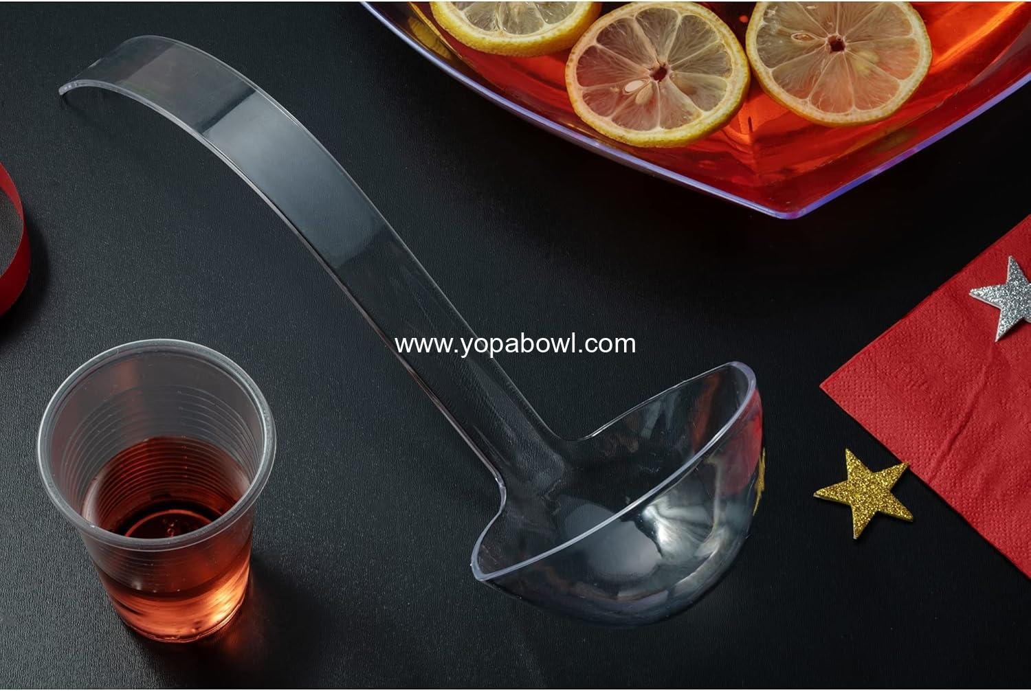 Wholesale 4-Pc Halloween Punch Bowl Set - 2 x 1 Gallon Clear Plastic Bowls with Ladle, Glass-Like Finish Factory