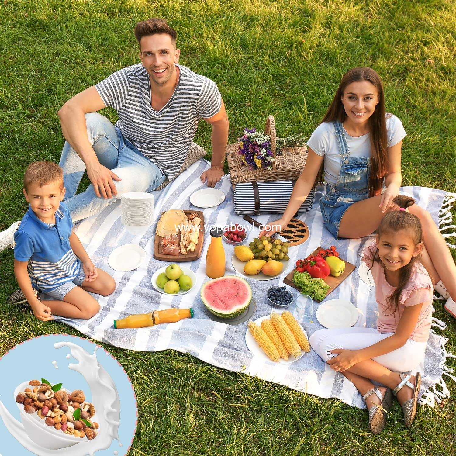 Wholesale 100 Pack 8 oz Compostable Bagasse Bowls, Biodegradable Heavy-Duty Bowls for Hot and Cold Food - Factory