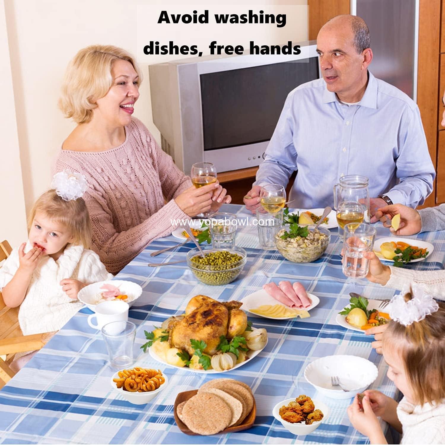 Wholesale 100 Pack 8 oz Compostable Bagasse Bowls, Biodegradable Heavy-Duty Bowls for Hot and Cold Food - Factory