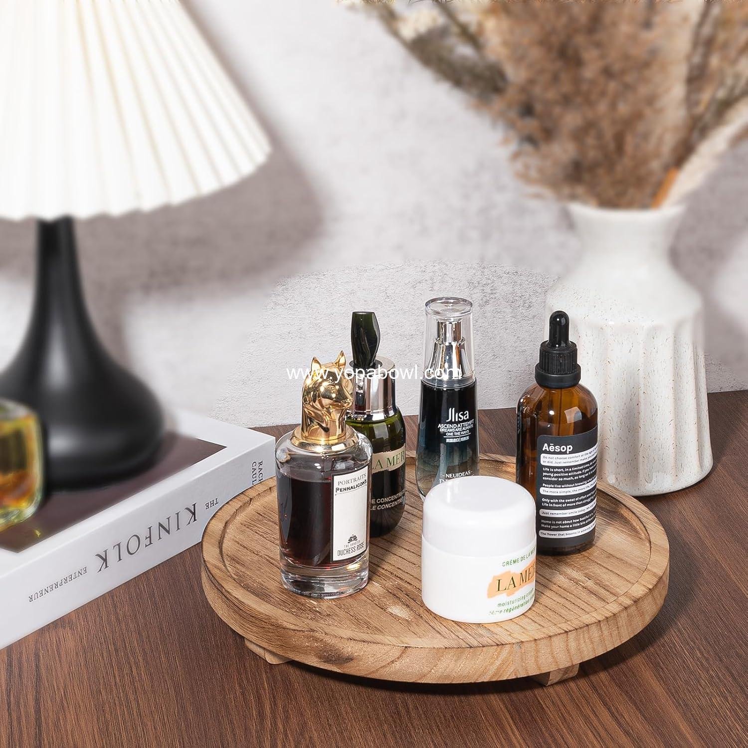 Wholesale Round Wooden Decorative Tray – 10