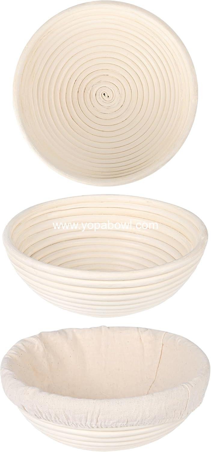 Wholesale Premium Round Bread Banneton Basket Set of 2 (9