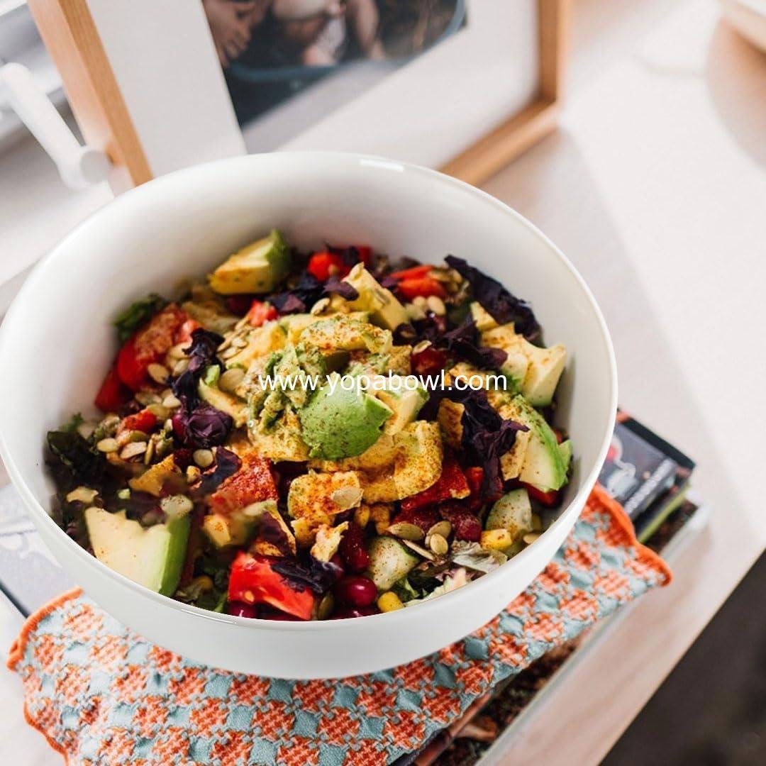 Wholesale 40 oz Large Soup Bowls Set of 4, 7-Inch Off-White Porcelain Pho Bowls - Manufacturer Wholesale 40 oz Large Soup Bowls Set of 4, 7-Inch Off-White Porcelain Pho Bowls - Manufacturer