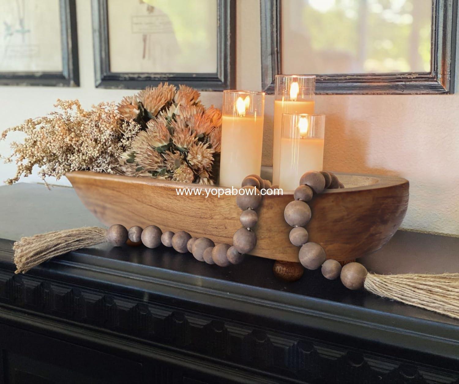 Wholesale Rustic Handcrafted Wooden Dough Bowl - Decorative Centerpiece with Four-Legged Base, Organic Modern Style for Home Kitchen Decor Factory Wholesale Rustic Handcrafted Wooden Dough Bowl - Decorative Centerpiece with Four-Legged Base, Organic Modern Style for Home Kitchen Decor Factory