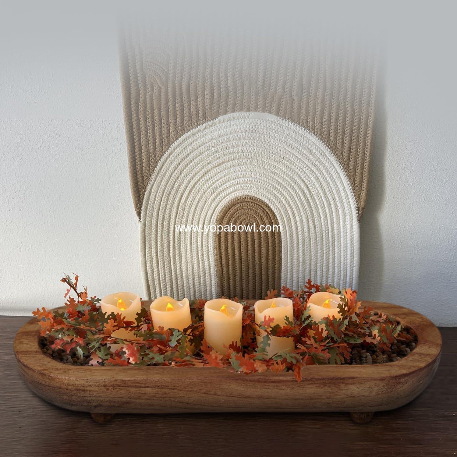 Wholesale Rustic Handcrafted Wooden Dough Bowl - Decorative Centerpiece with Four-Legged Base, Organic Modern Style for Home Kitchen Decor Factory Wholesale Rustic Handcrafted Wooden Dough Bowl - Decorative Centerpiece with Four-Legged Base, Organic Modern Style for Home Kitchen Decor Factory