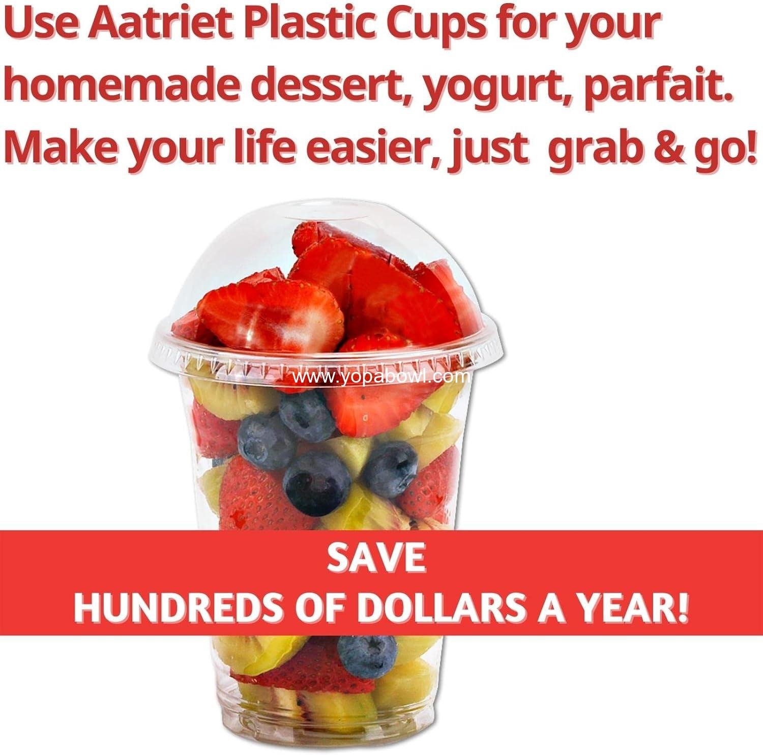 Wholesale 12 oz Clear Plastic Cups with Dome Lids - 30 Sets PET Disposable Dessert Cups for Ice Cream, Iced Coffee, Cupcakes, and Fruit Cups for Kids' Birthday Parties, Nice Sealing Factory Wholesale 12 oz Clear Plastic Cups with Dome Lids - 30 Sets PET Disposable Dessert Cups for Ice Cream, Iced Coffee, Cupcakes, and Fruit Cups for Kids' Birthday Parties, Nice Sealing Factory