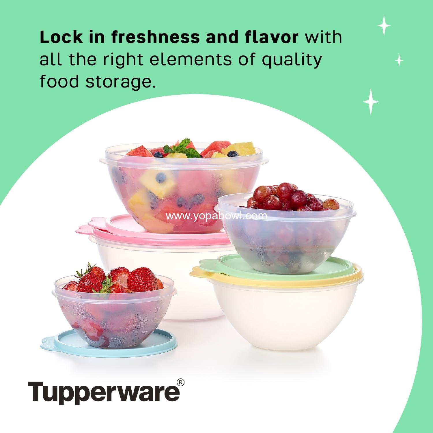 Wholesale Vintage 10-Piece Food Storage Bowl Set - Dishwasher Safe, BPA Free (5 Containers + 5 Lids) - Factory
