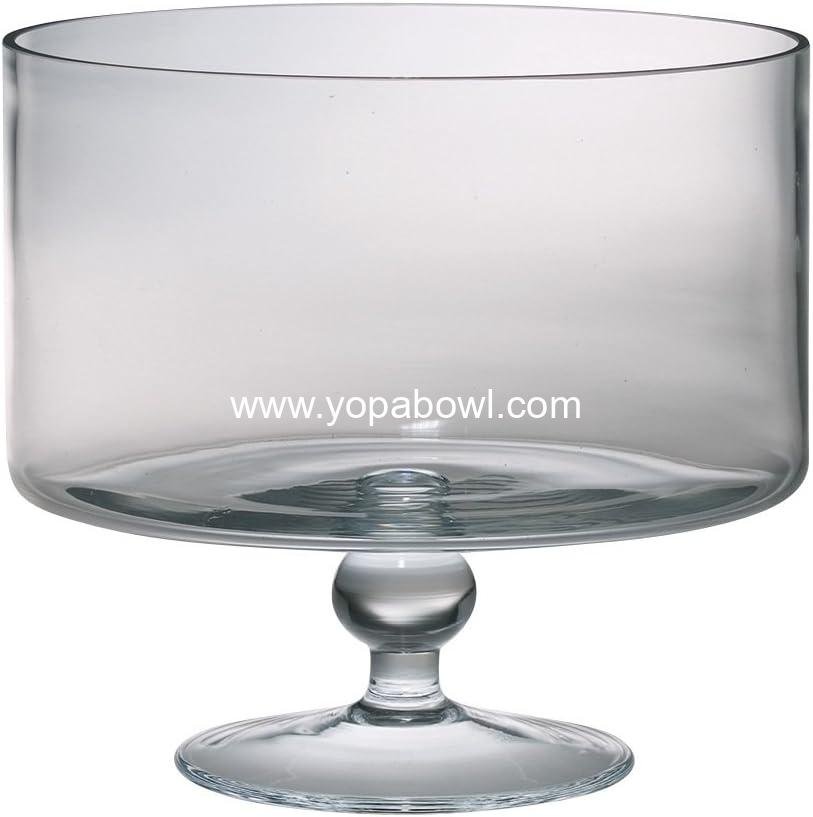 Majestic Gifts European Handmade Trifle Bowl, Large, Clear