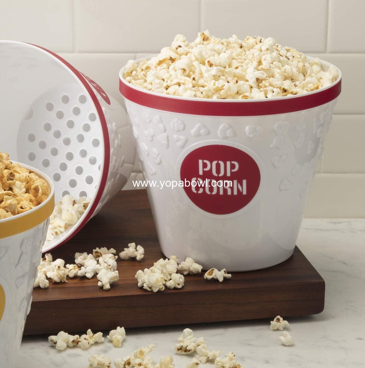 Wholesale Popcorn Buckets Set of 2 Red - Factory Wholesale Popcorn Buckets Set of 2 Red - Factory