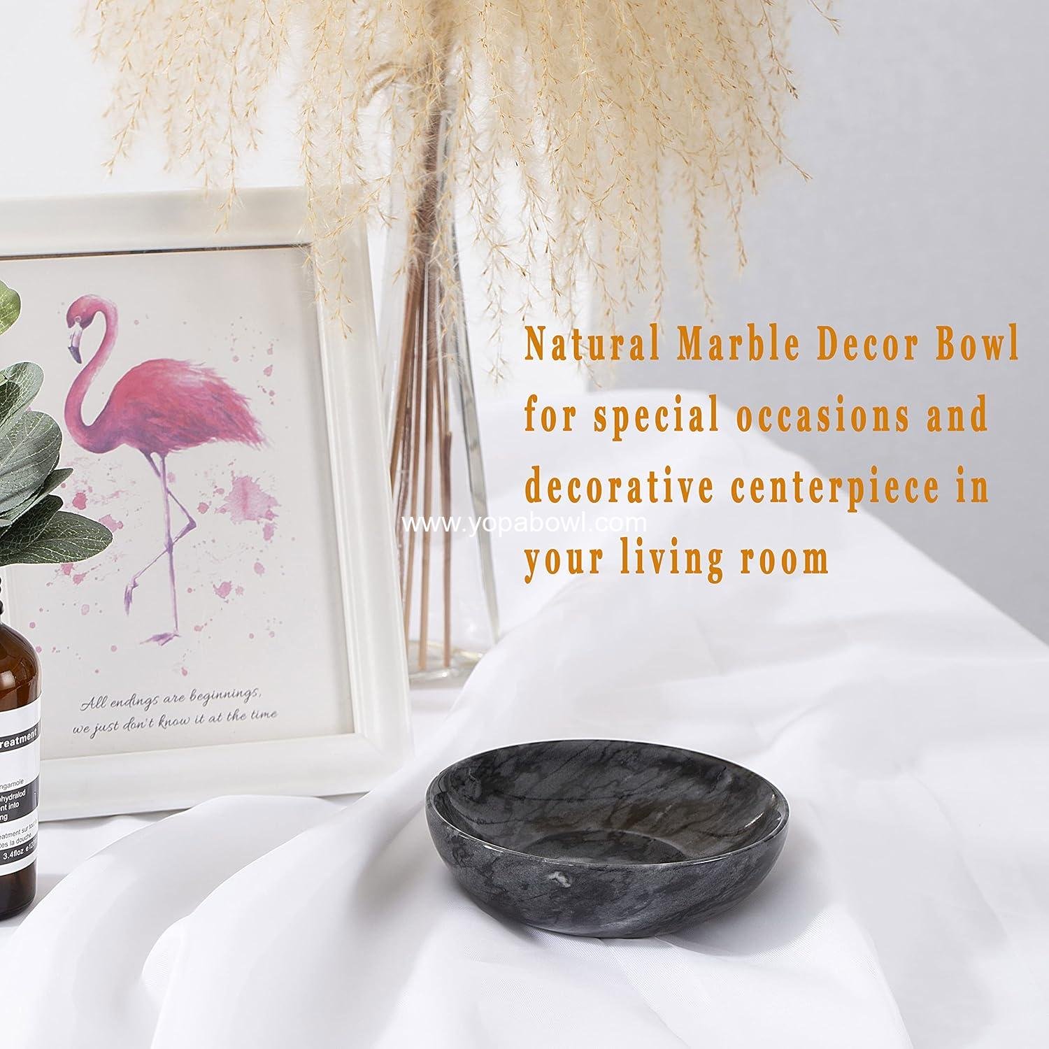 Wholesale 4.72 Inch Natural Marble Decorative Bowls for Home Decor, Key Bowl, Coffee Table Centerpiece, Soap Serving Bowl, Incense Burner, Smudge Bowl Factory Wholesale 4.72 Inch Natural Marble Decorative Bowls for Home Decor, Key Bowl, Coffee Table Centerpiece, Soap Serving Bowl, Incense Burner, Smudge Bowl Factory