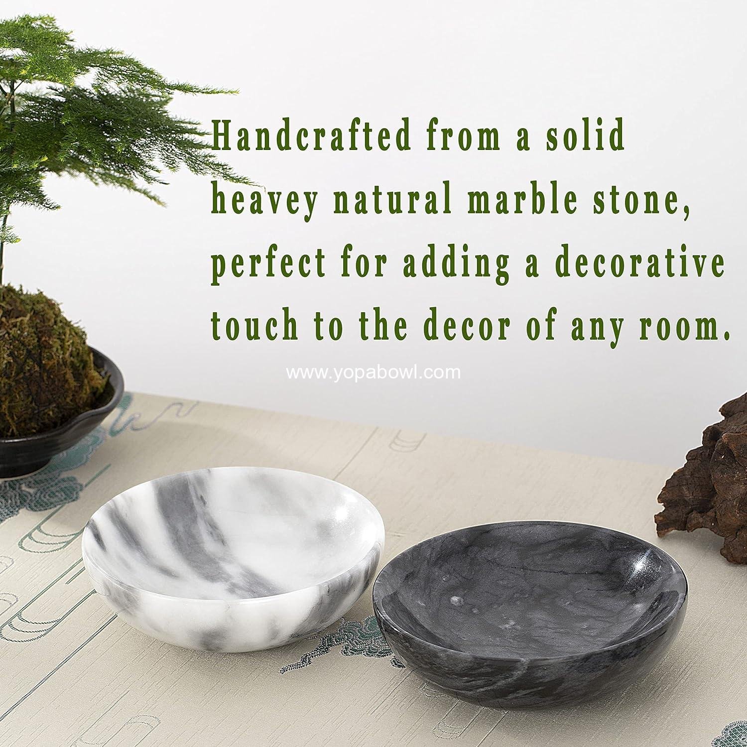 Wholesale 4.72 Inch Natural Marble Decorative Bowls for Home Decor, Key Bowl, Coffee Table Centerpiece, Soap Serving Bowl, Incense Burner, Smudge Bowl Factory Wholesale 4.72 Inch Natural Marble Decorative Bowls for Home Decor, Key Bowl, Coffee Table Centerpiece, Soap Serving Bowl, Incense Burner, Smudge Bowl Factory