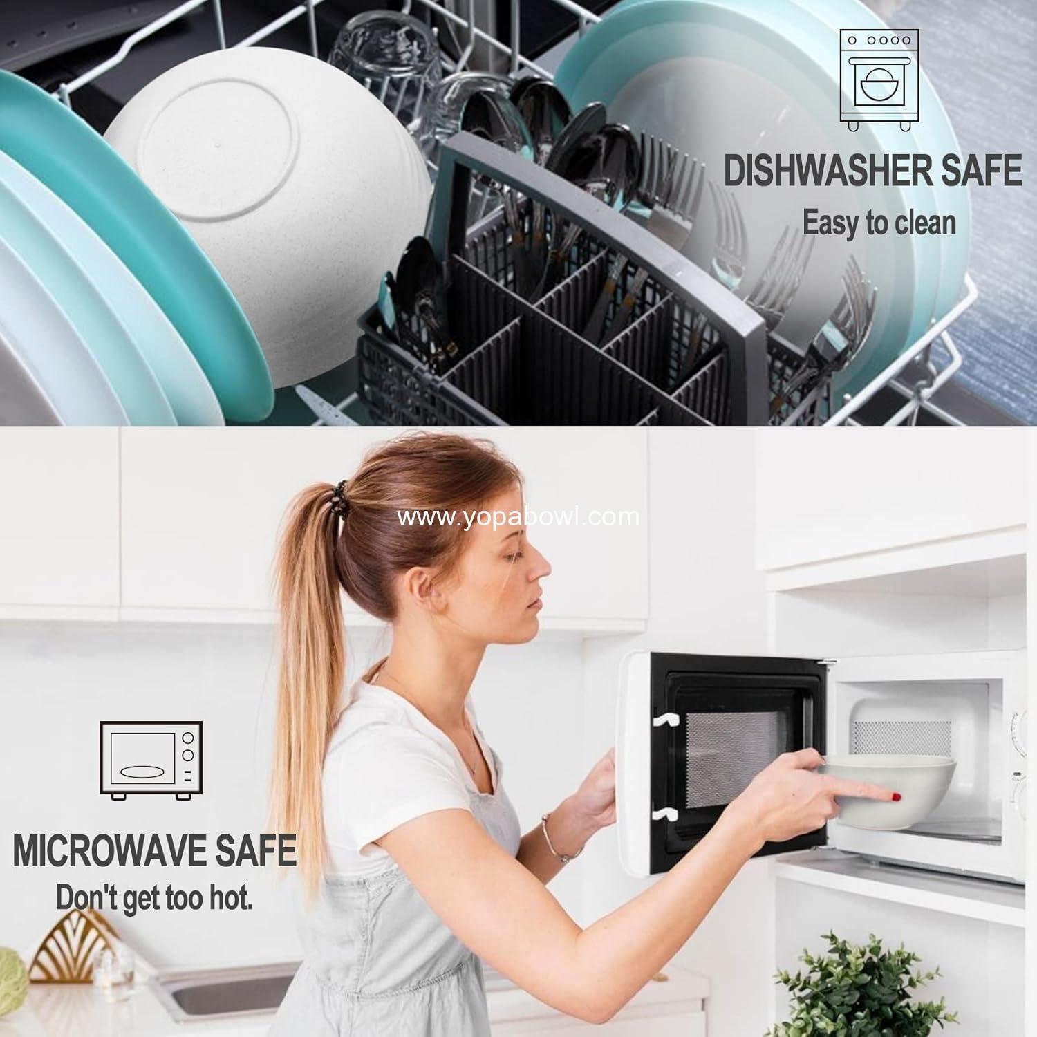 Wholesale Unbreakable Cereal Bowls 30 OZ – Deep Soup Bowl, Microwave & Dishwasher Safe, BPA-Free, Eco-Friendly for Cereal, Salad, Soup, Rice [Set of 8] Factory