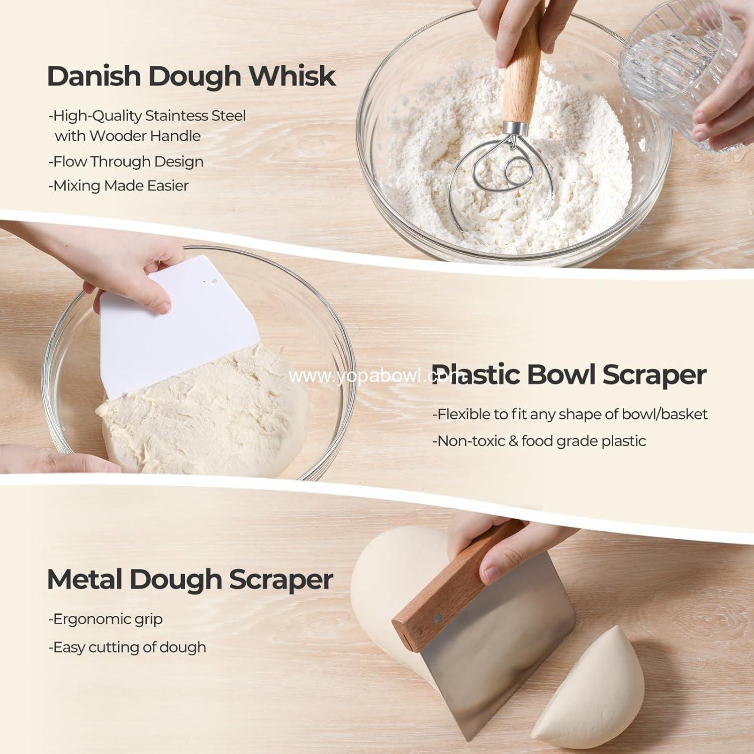 OEM Banneton Bread Proofing Basket Set, 9