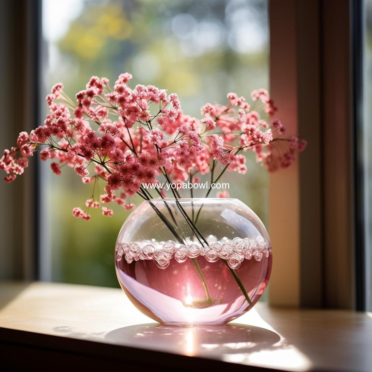 Wholesale Round Glass Bubble Bowl (H-6