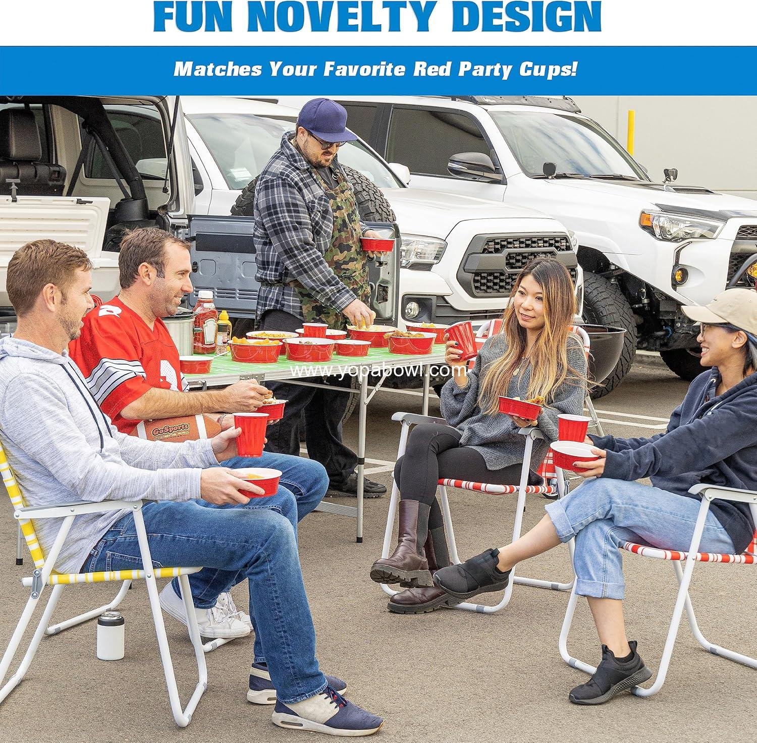 Wholesale Large Disposable Plastic Bowls - 22 oz & 60 oz Sizes - Party Cup Style Factory Wholesale Large Disposable Plastic Bowls - 22 oz & 60 oz Sizes - Party Cup Style Factory