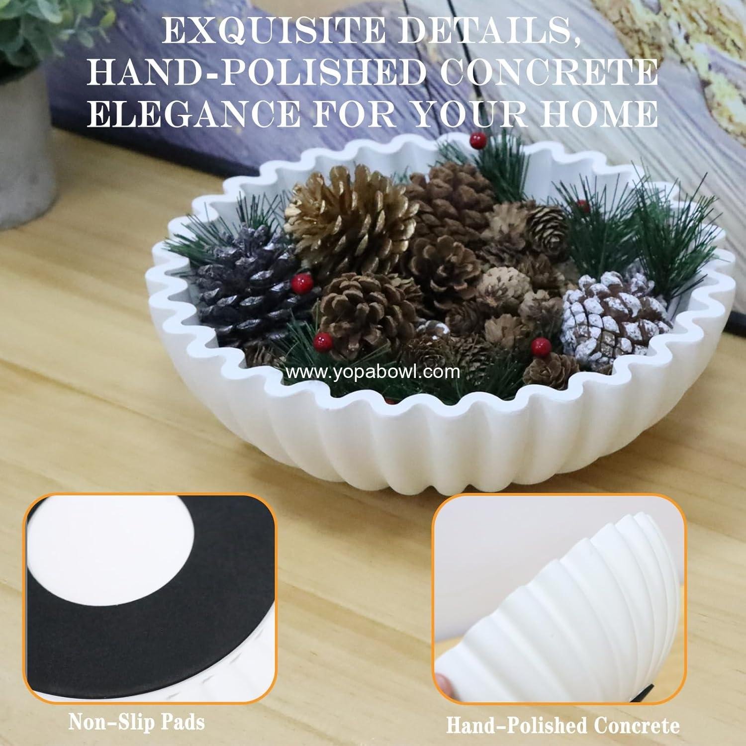 Wholesale Scalloped Ruffle Decorative Bowl - 10