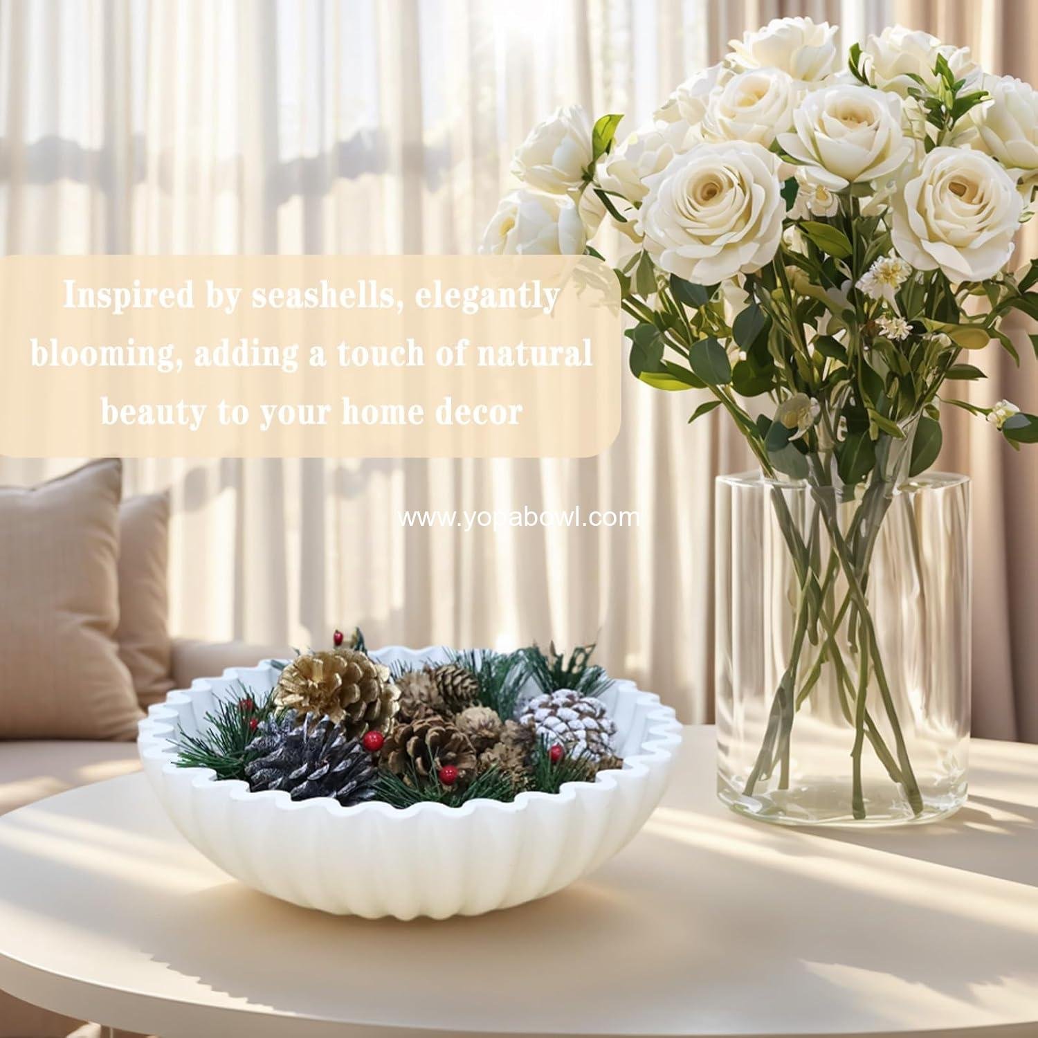 Wholesale Scalloped Ruffle Decorative Bowl - 10
