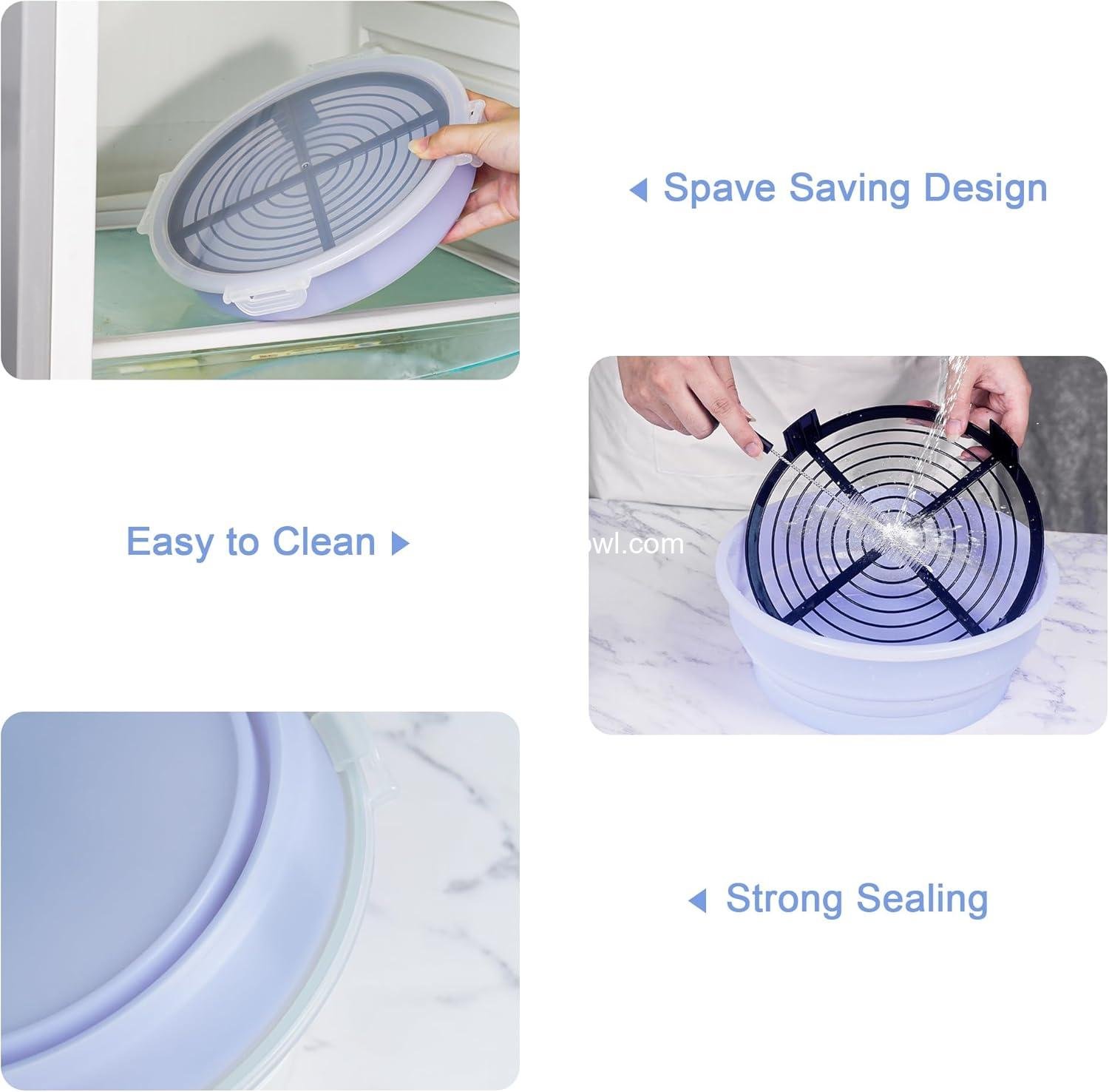 Wholesale Collapsible Batter Bowl - Mess-Free Breading Shaker with Lid for Fried Fish, Chicken, Onion Rings, Wings & More, No Leak - Factory