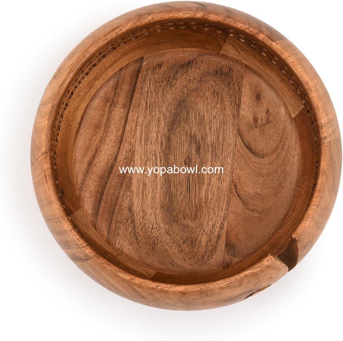 Wholesale Wooden Yarn Bowl - Large Crochet and Knitting Yarn Holder (8