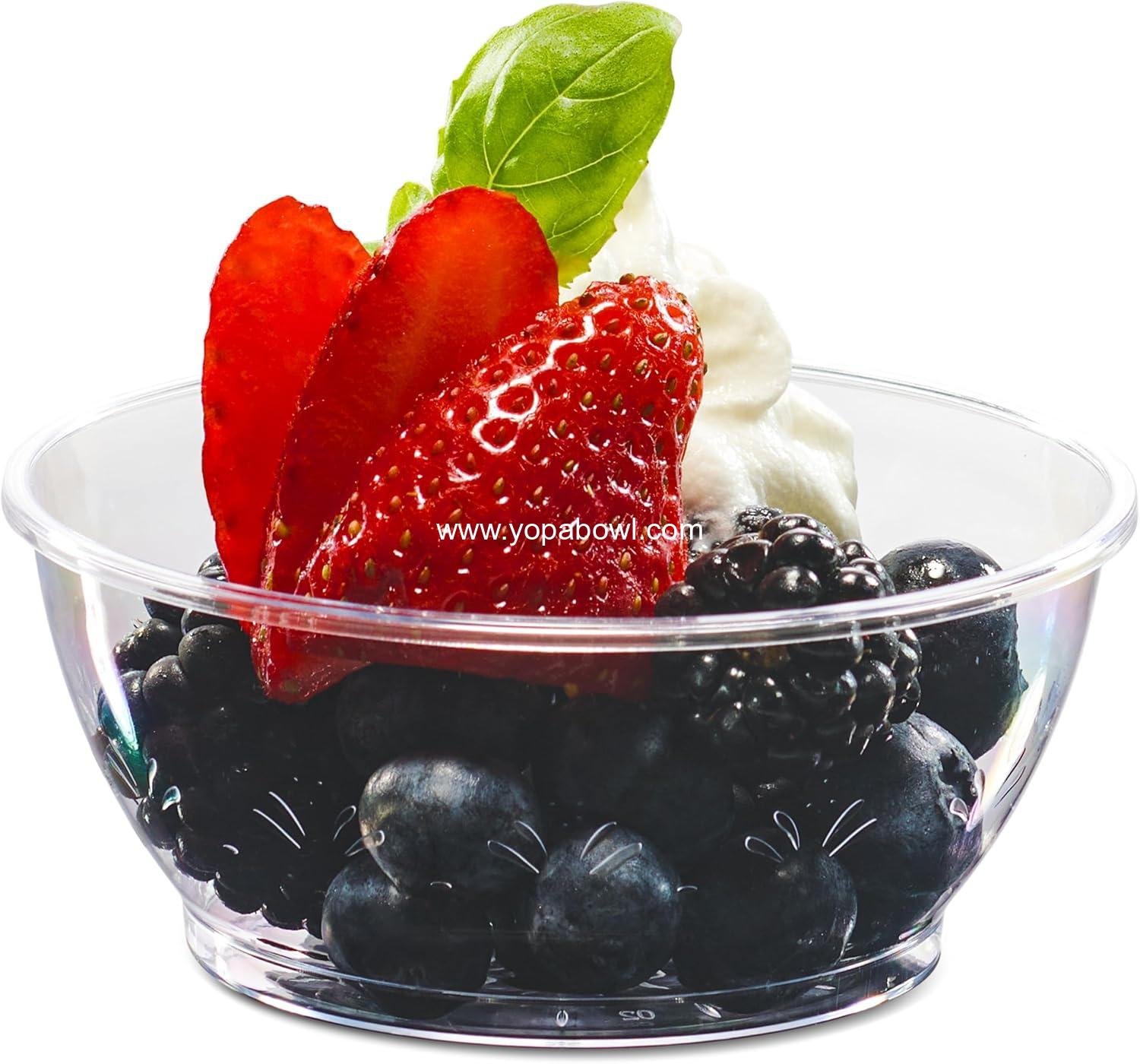 Wholesale Clear Mini Plastic Bowls - 100 Pack 6 Oz Disposable Premium Hard Plastic Dessert Bowls for Weddings, Catering, Parties, and Events Factory Wholesale Clear Mini Plastic Bowls - 100 Pack 6 Oz Disposable Premium Hard Plastic Dessert Bowls for Weddings, Catering, Parties, and Events Factory