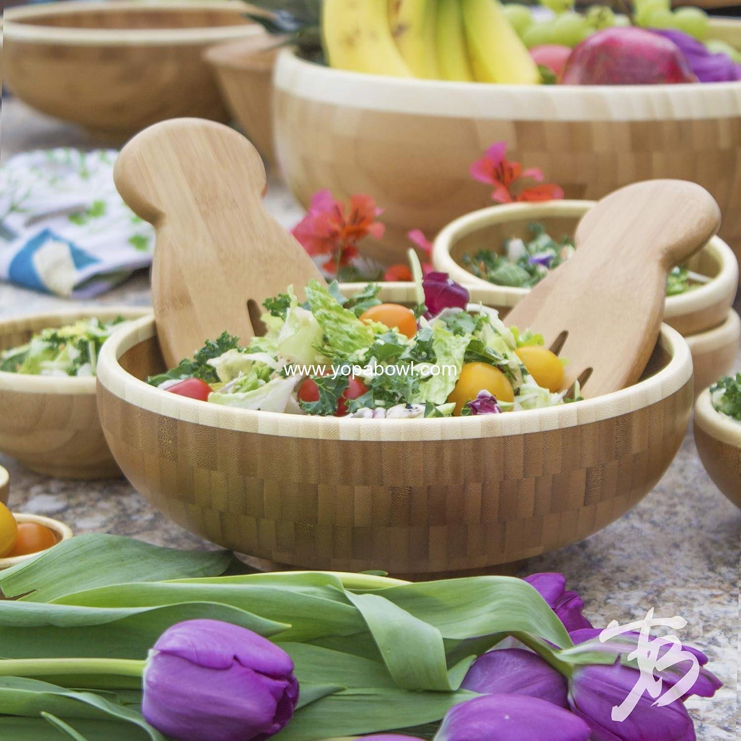 Wholesale Classic Bamboo Serving Bowl 10