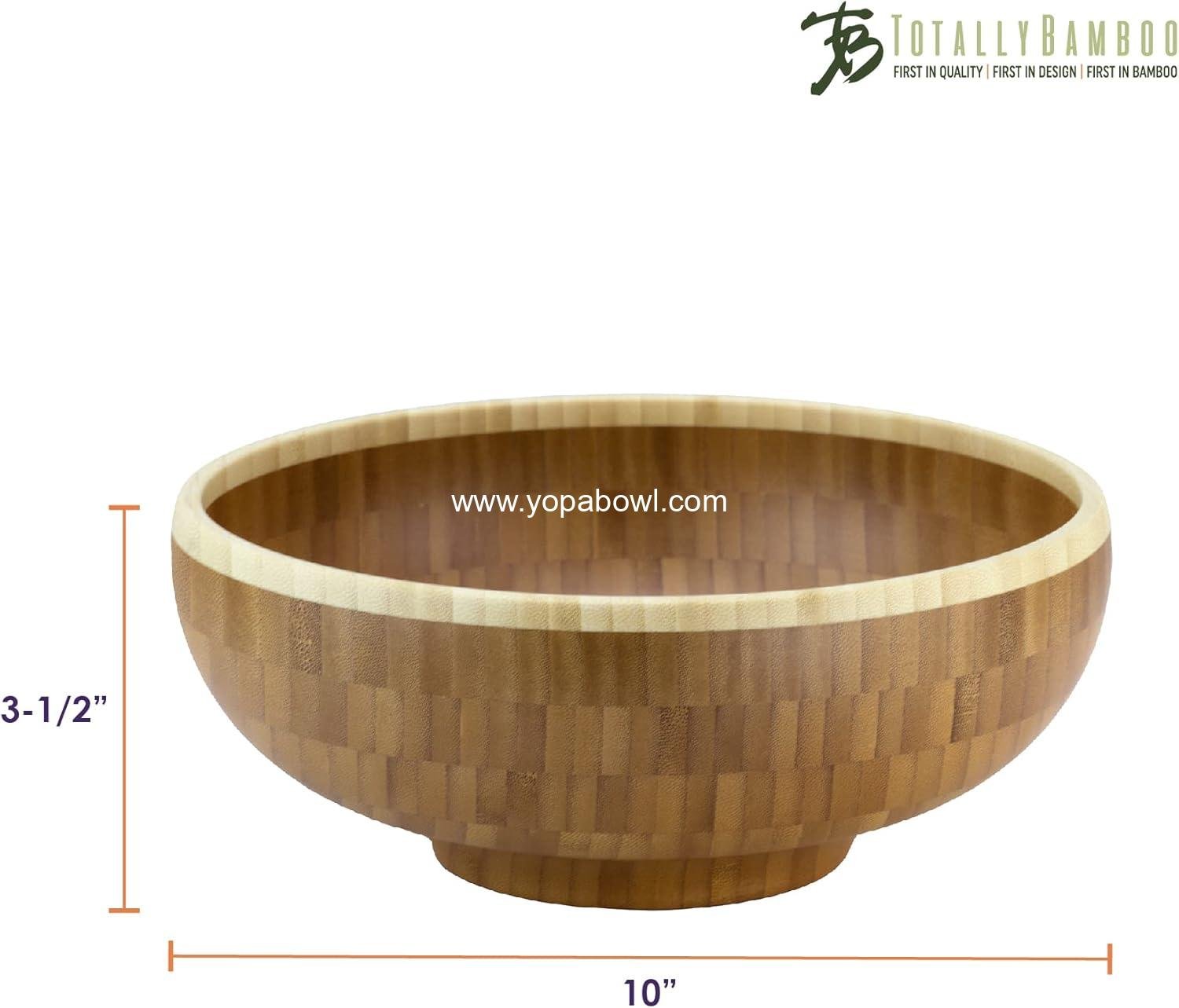 Wholesale Classic Bamboo Serving Bowl 10