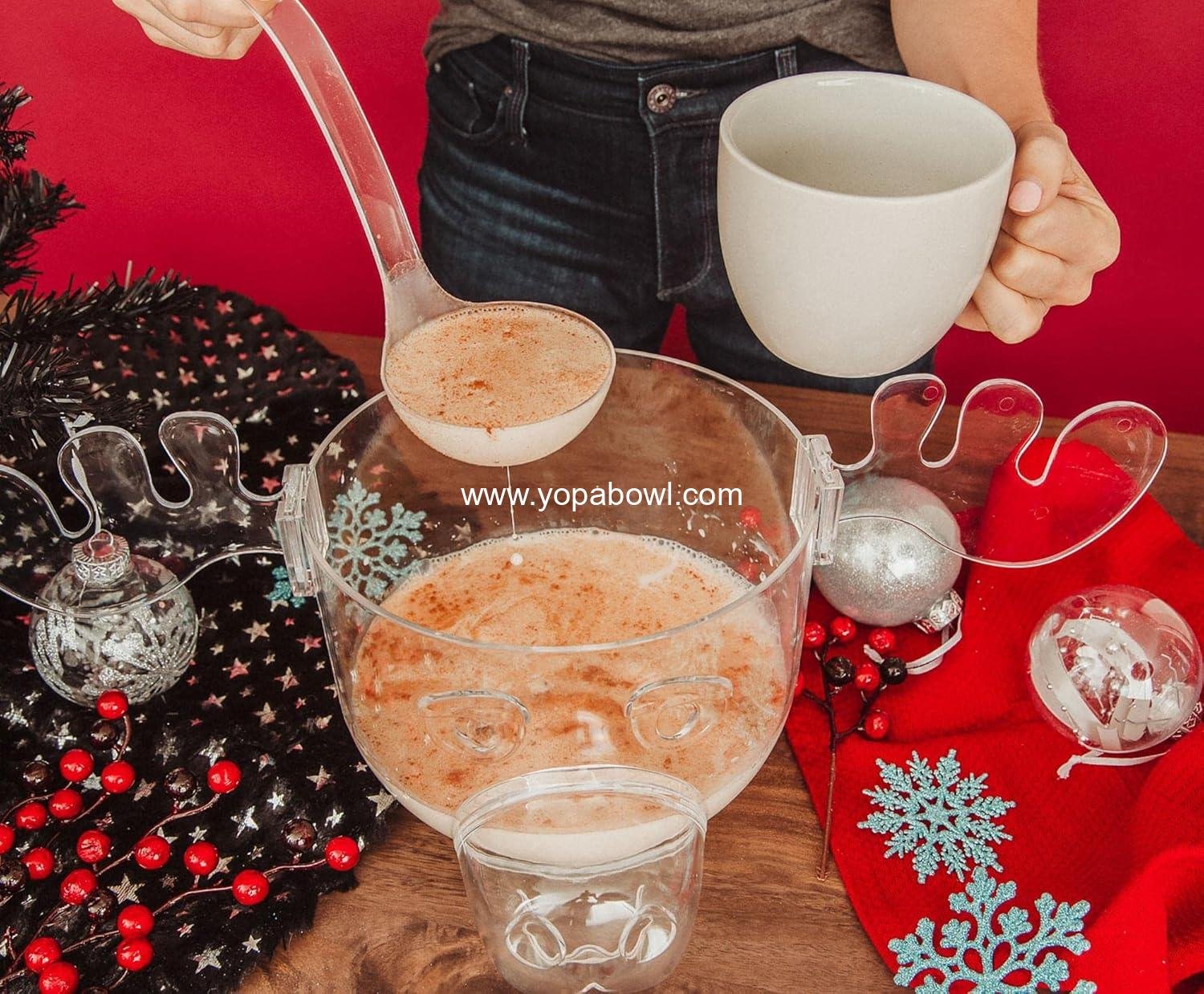 Wholesale Punch Bowl - Marty Moose Design, 12-Cup Capacity, Perfect for Parties and Celebrations - Factory Wholesale Punch Bowl - Marty Moose Design, 12-Cup Capacity, Perfect for Parties and Celebrations - Factory