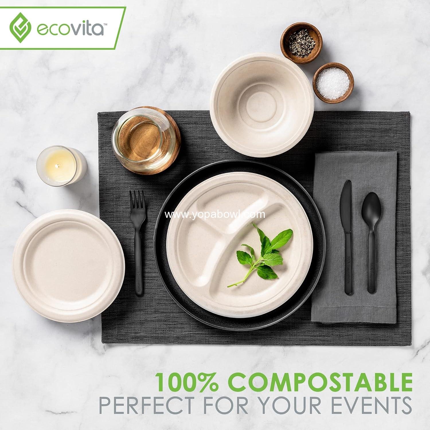 Wholesale 100% Compostable Paper Bowls [16 oz.] – 150 Eco-Friendly Disposable Bowls, Sturdy Liquid and Heat Resistant Alternative to Plastic or Paper Bowls Factory