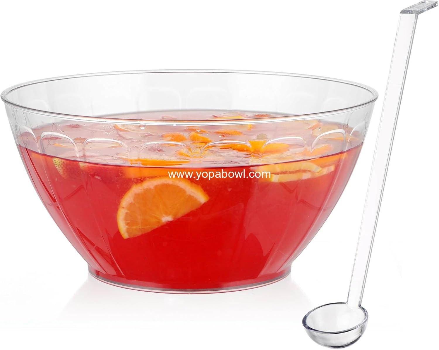 Wholesale 1.8 Gallon Clear Punch Bowl with Ladle – Large Serving Bowl for Parties, Salad, Snacks, Candy Factory Wholesale 1.8 Gallon Clear Punch Bowl with Ladle – Large Serving Bowl for Parties, Salad, Snacks, Candy Factory
