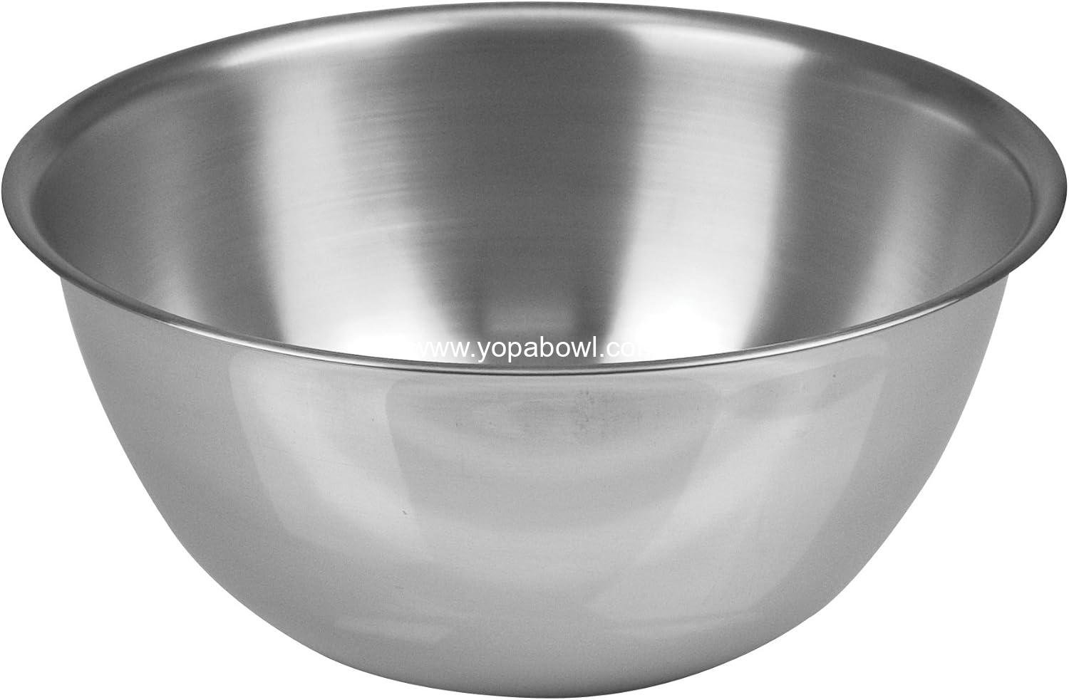 Wholesale Large Stainless Steel Mixing Bowl - 6.25 Quart, 11.75 x 5.5 Inches, Metallic Factory