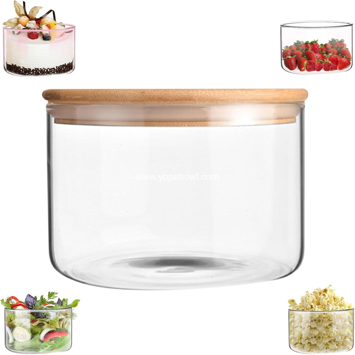 Wholesale Premium Glass Trifle Bowl with Lid 130oz/4L - Ideal for Desserts, Salads, and Food Storage - Stylish Clear Round Container with Airtight Lid Factory