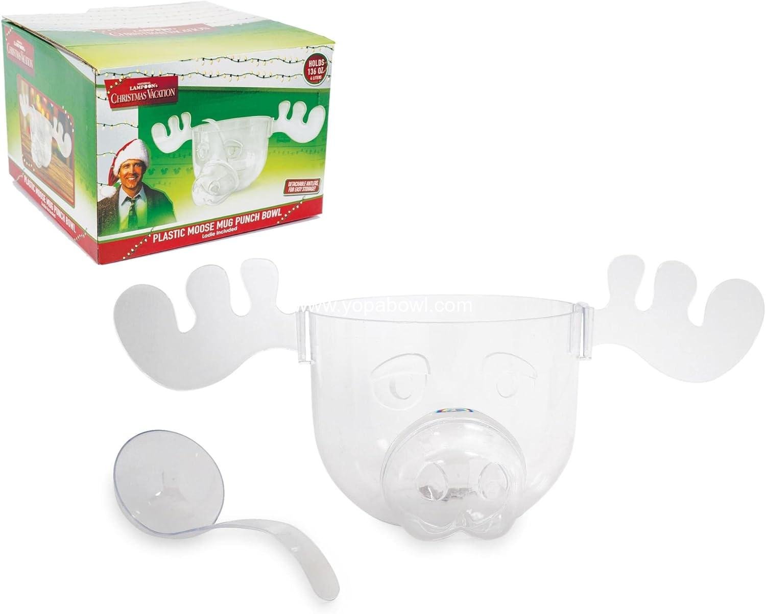 Wholesale Punch Bowl - Marty Moose Design, 12-Cup Capacity, Perfect for Parties and Celebrations - Factory Wholesale Punch Bowl - Marty Moose Design, 12-Cup Capacity, Perfect for Parties and Celebrations - Factory