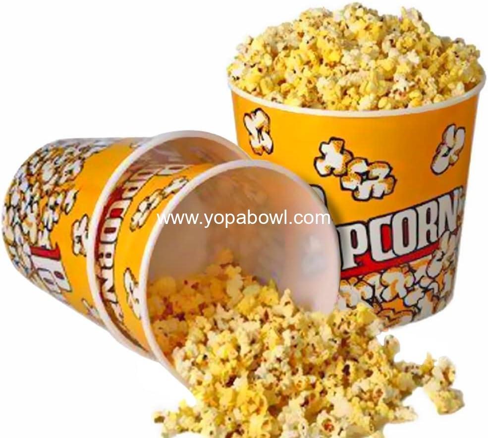 Wholesale Retro Style Plastic Popcorn Containers for Movie Night - 7