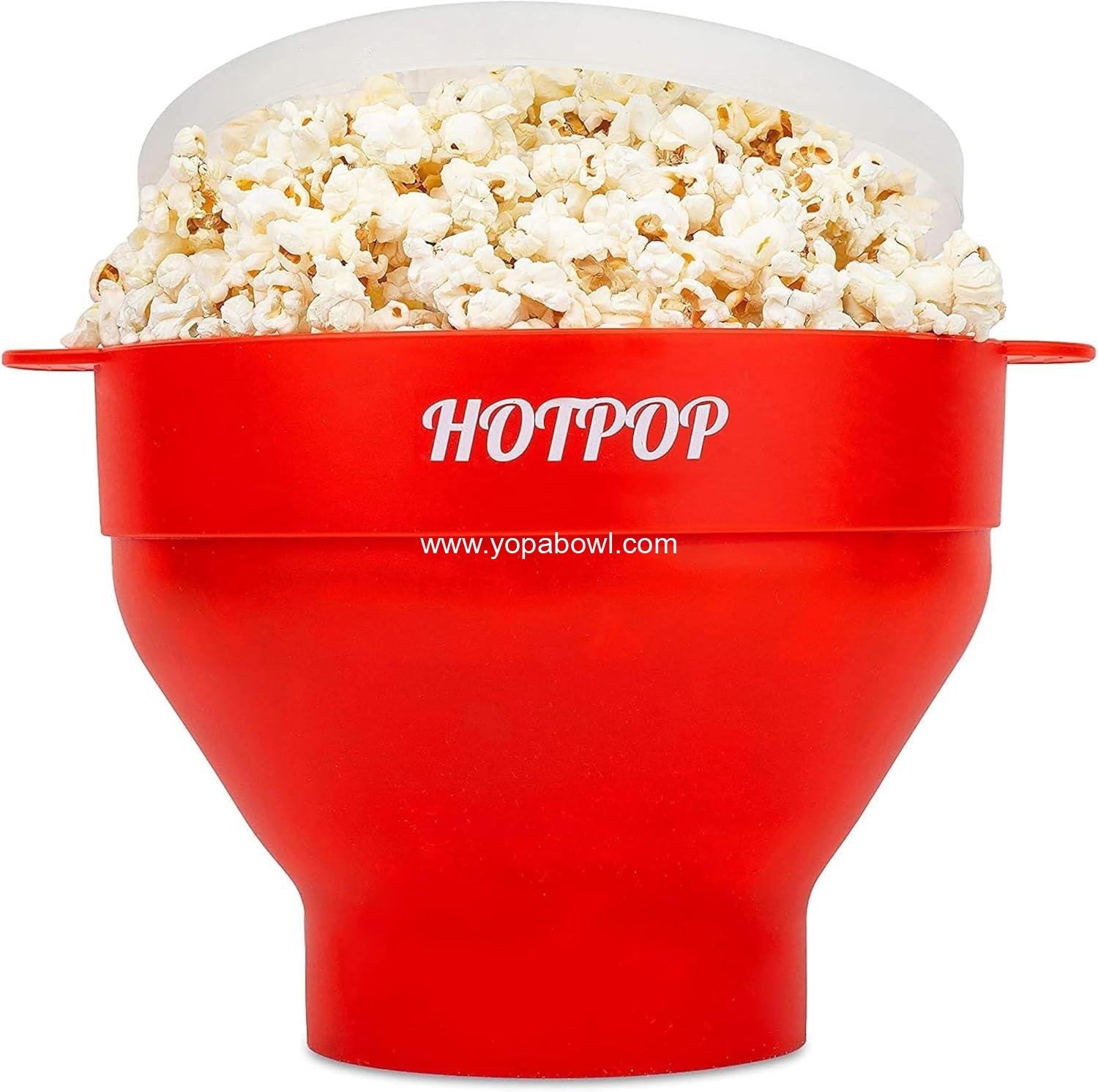 Wholesale Silicone Popcorn Maker - Microwave Popcorn Popper with Handles - 15-Cup Collapsible Bowl, Heat-Resistant, Easy to Clean, Ideal for Family Movie Nights - Factory