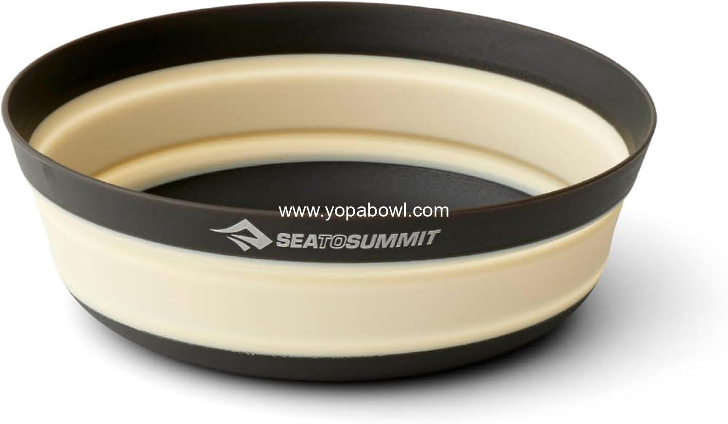 Wholesale Ultralight Collapsible Bowl, Medium (23 fl oz), Bone White - Factory Wholesale Ultralight Collapsible Bowl, Medium (23 fl oz), Bone White - Factory